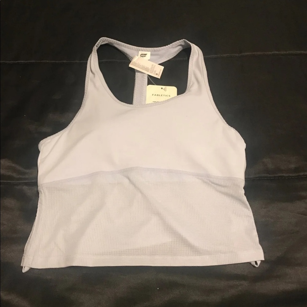 Fabletics Cashel Midi Logo Sports Bra